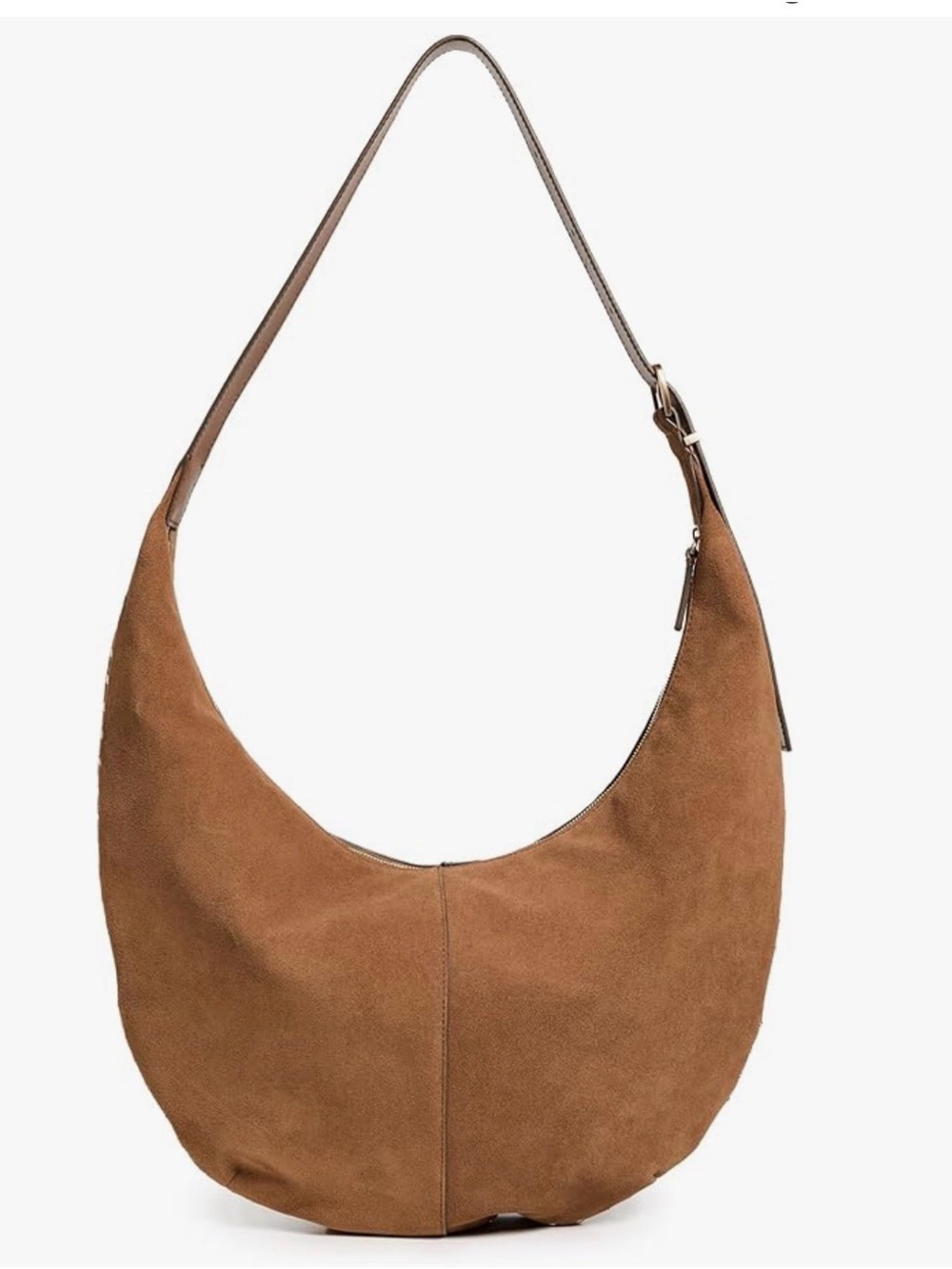 Madewell Suede The Essential Curve Shoulder Bag NWOT